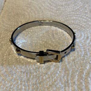 Micheal Kors Heritage Buckle Bracelet Astor Two-Tone